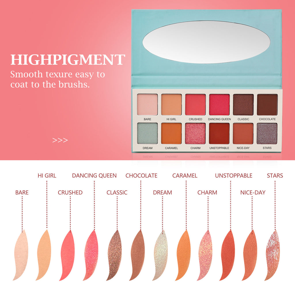 12-Color Eyeshadow Palette