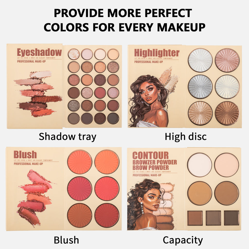 Color Bomb 63-Color All-in-One Makeup Kit