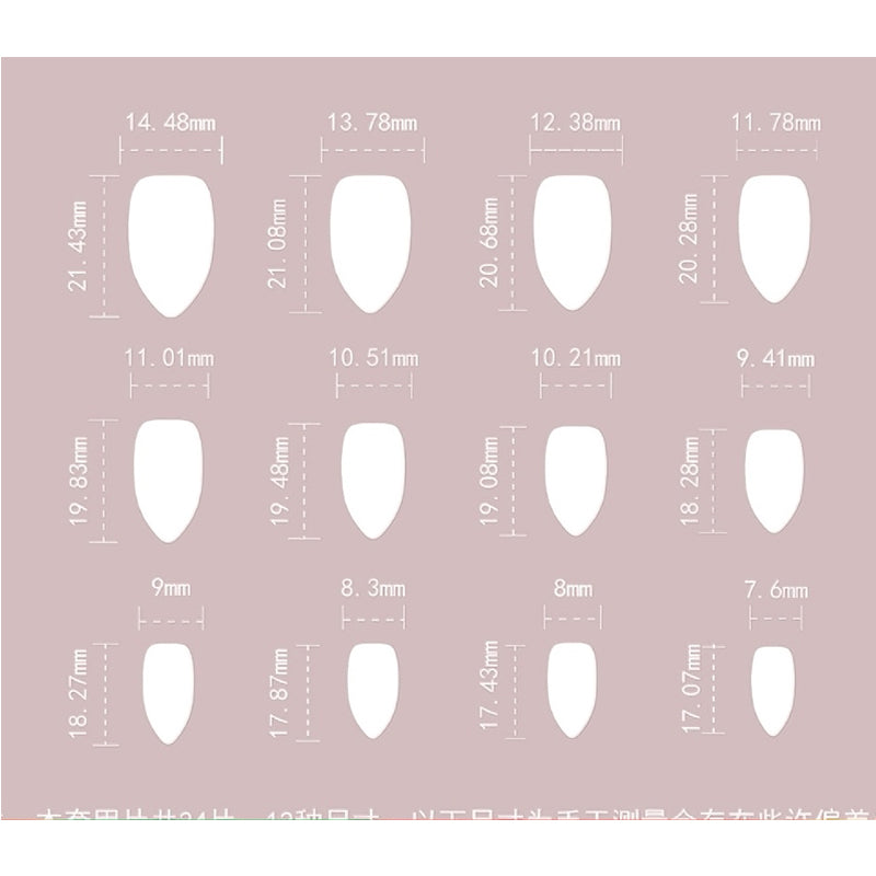 24 PCS Fake Nails