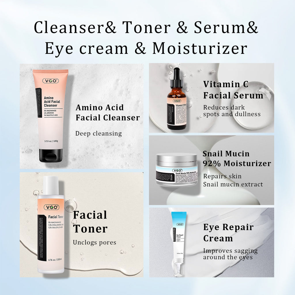 TONER - SERUM-EYE CREAM - MOISTURIZER